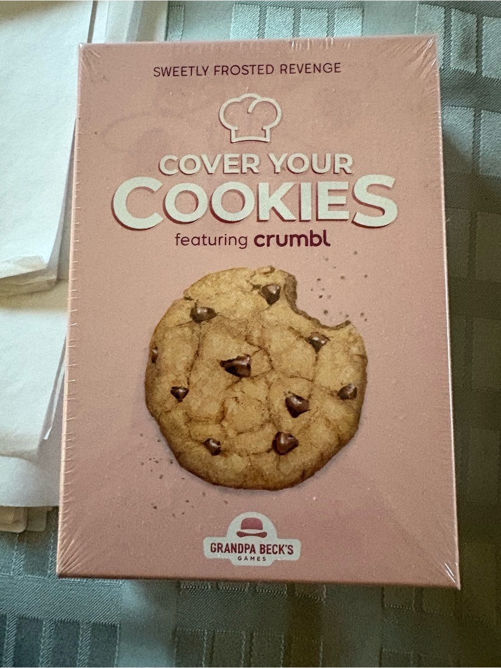 Cover Your Cookies Card Game - Pink